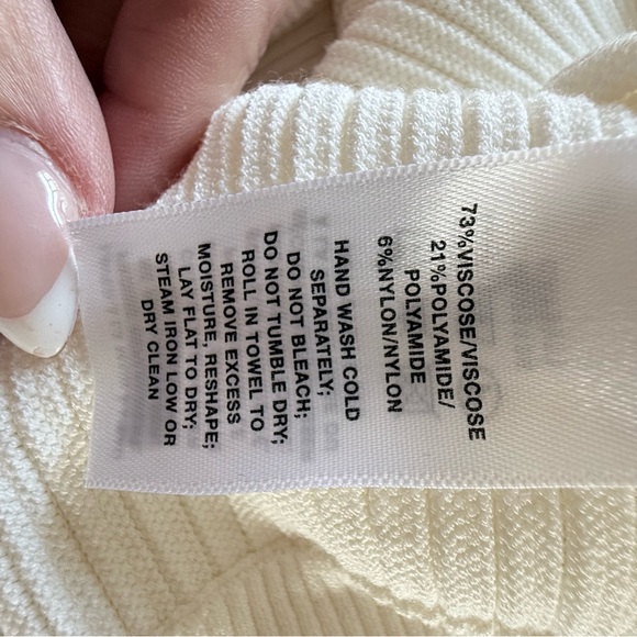 Lafayette 148 New York Ribbed Knit Dolman Sleeve Sweater Top Small - Picture 7 of 8